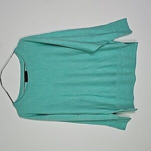 Cynthia Rowley medium teal long sleeve shirt